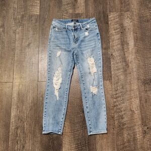 Judy Blue Distressed Light Wash Jeans Size 9/29